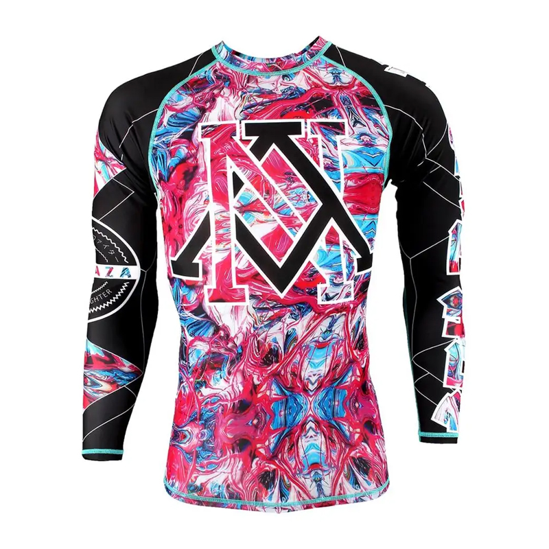 Nagykereskedelem testreszabott ingyenes stílusú kényelmes kisgyermek gyerekek BJJ GI Rash Guard Women Rash Guard